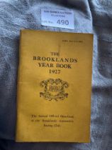 Motor Racing : Brooklands Yearbook 1927 - good con