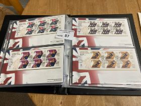 Stamps : GB 2012 Olympic Games set of 29 FDCs shee