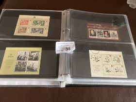 Stamps : GB miniature sheet collection 1978-2016 m