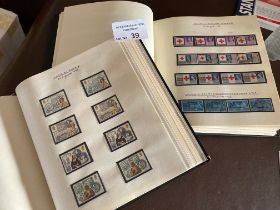 Stamps : GB collection in 2 Devon albums 1953-94 c