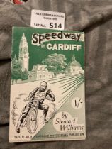 Speedway : 'In Cardiff' booklet by S.Williams earl