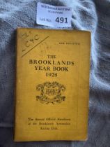 Motor Racing : Brooklands Yearbook 1928 - good con