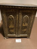 Collectables : Cantonese table top cabinet. circa