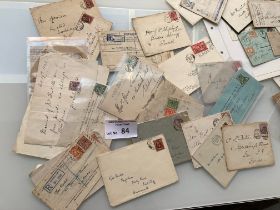 Stamps : Small box of GB early postal history incl