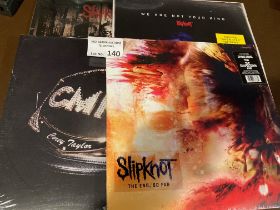 Records : SLIPKNOT collection of 180 gram albums a