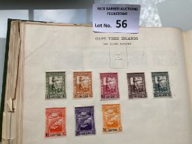 Stamps : Four old Ideal stamp albums and contents