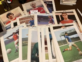 Football : Collection of Typhoo cards x48 looks li