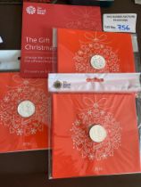 Coins : GB Royal Mint 2016 £20 Nativity Christmas