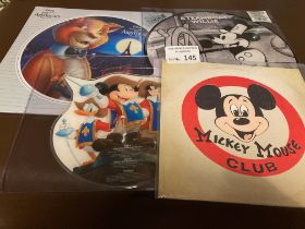 Records : Disney vinyl inc 3x picture discs - Aris