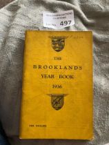 Motor Racing : Brooklands Yearbook 1936 - good con