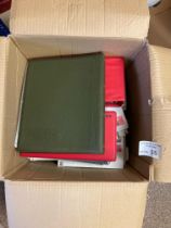 Stamps : Large box of First Day Covers in albums/l