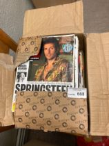 Magazines : 'Q' music magazine large box of mags -