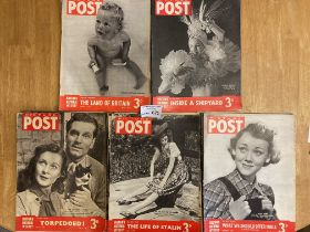 Magazines : Picture Post magazines Vol. 11-15 1940
