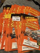 Speedway : Swindon Robins programmes 1952-59 - in