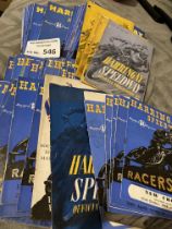 Speedway : Harringay Racers programmes 1947-54 - g