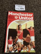 Football : Manchester Utd v Ipswich Town rare prog