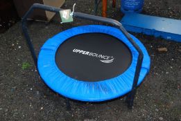 An Upper Bounce trampoline.