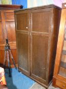 A 'Verithing' dark oak doored Wardrobe,