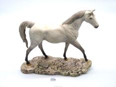 A Beswick Connoisseur figure of Moonlight dapple grey horse, 13" long x 11 1/2" tall.