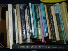 A quantity of books to include Gardening, The Domesday Book, Great Houses,