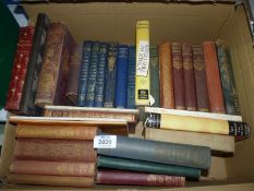 A box of Classical Novels to include Dickens, R.L. Stevenson, Jane Austin, etc.
