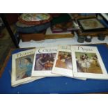 Four Express Art Books including Cezanne, Toulouse-Lautrec , Degas and Picasso.