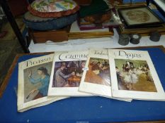 Four Express Art Books including Cezanne, Toulouse-Lautrec , Degas and Picasso.