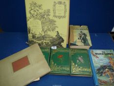 A small quantity of books to include three copies of Familiar Wild flowers by F.E.