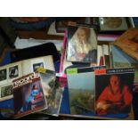 A box of Art related books to include Pissarro, Stubbs, Sisley, Bruegel, Constable,