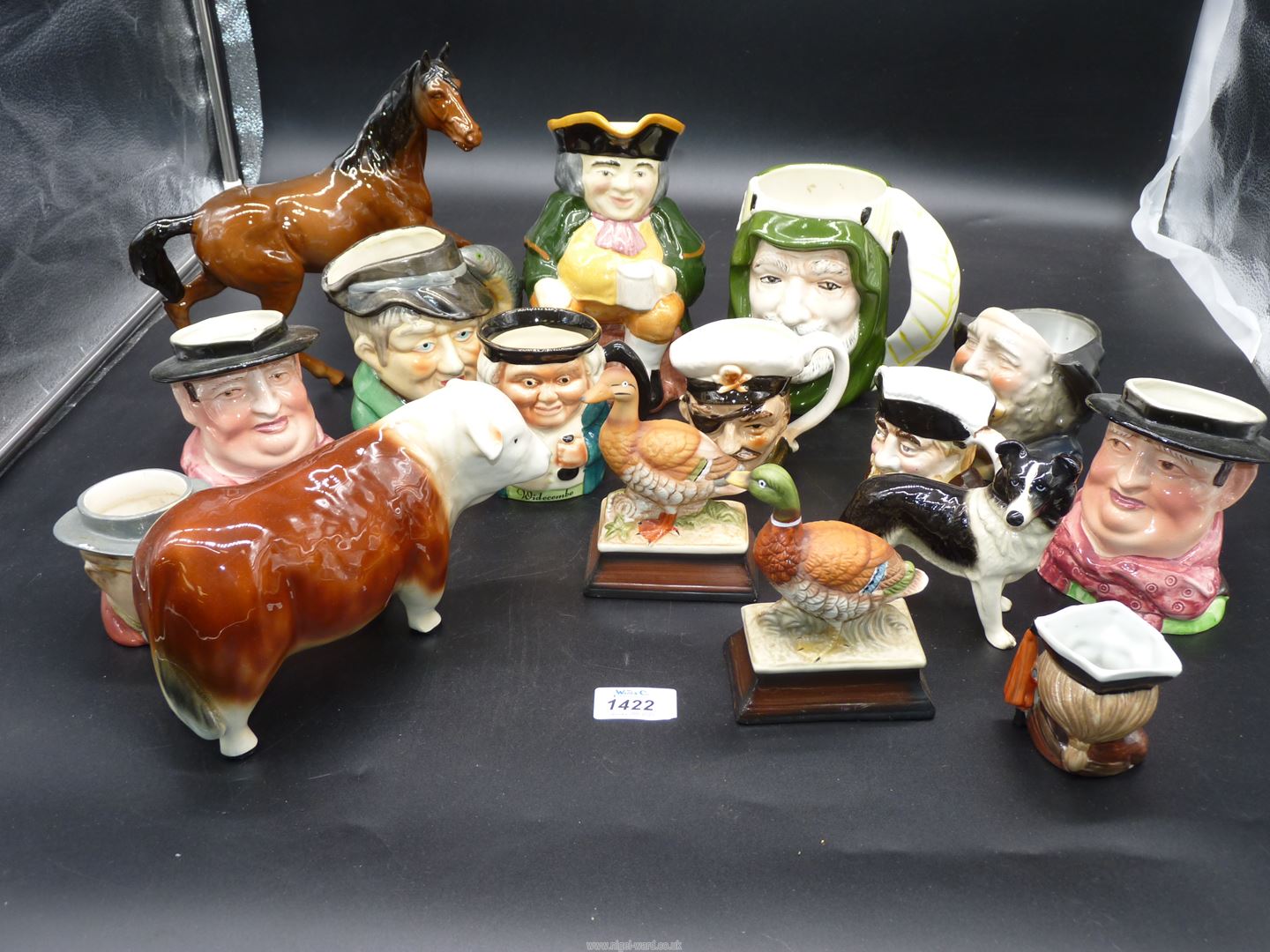 A quantity of Character jugs and animal figures including Carlton ware, Shorter and Son, - Image 2 of 4