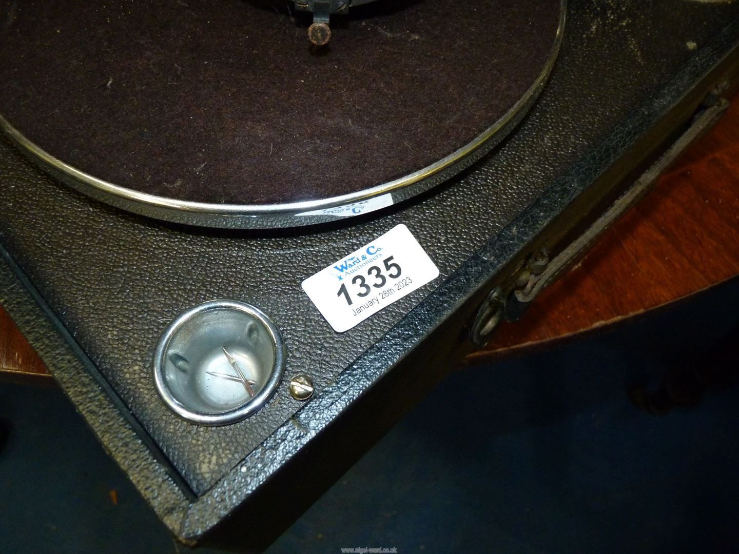 A "Columbia Grafanola" portable gramophone for restoration. - Image 3 of 3