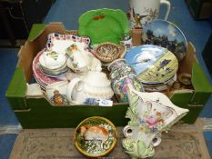 A large quantity of china including, Royal Worcester posy and trinket dishes,
