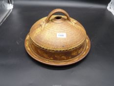A Studio Pottery cheese Dome, 14" diameter x 8" tall.