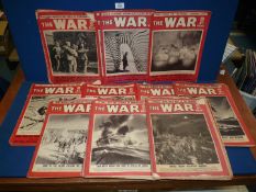 A quantity of 'The War' magazines, including no. 43, 16th August 1940, 60th edition (approx. 58).