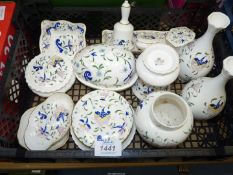 A large quantity of Coalport Pageant china to include; a bell, trinket dishes, vases, etc.