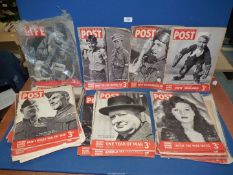 A quantity of 1930's Picture Post War magazines.