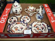 A quantity of Masons Mandalay china to include; trinket dishes, chocolate cup with lid,