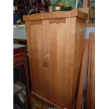 A stylish mixed hardwoods "Mark Rowlands Fine Furniture Cabinet Maker",