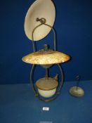 A hanging Tilley Lamp, model K.L 80.