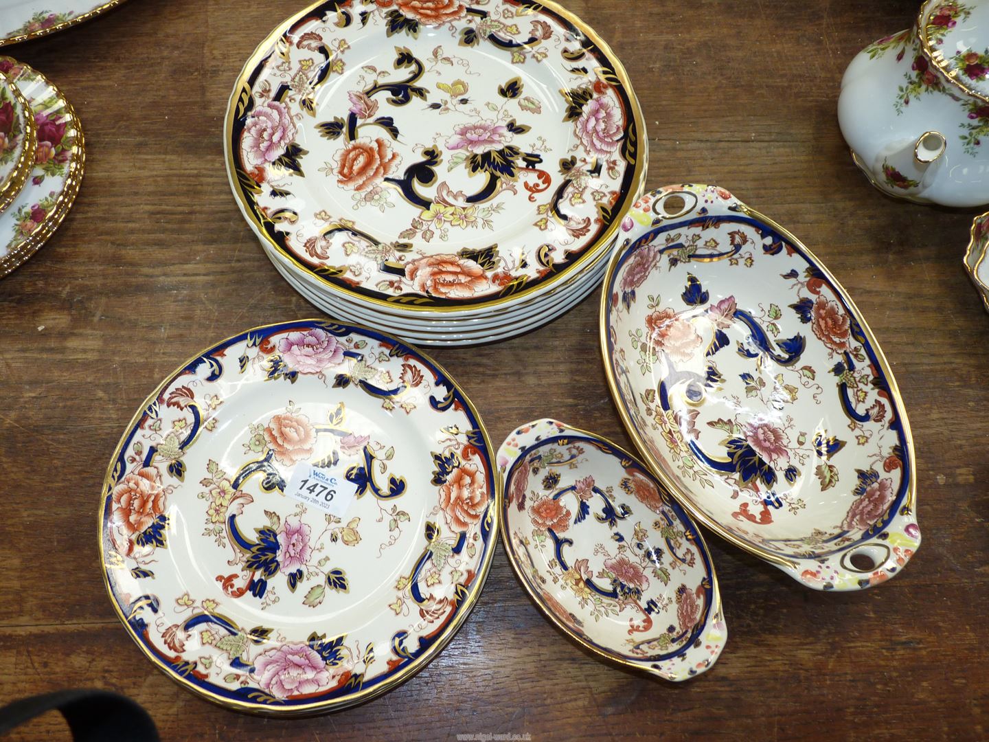 A quantity of Masons Mandalay china to include; dinner plates, 2 serving dishes, etc. - Image 2 of 2