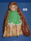 A Doll a/f., marked Germany R. Aivor.