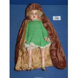 A Doll a/f., marked Germany R. Aivor.