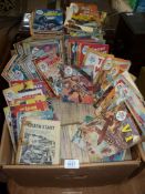 A large quantity of 1950's "Picture Library" War comics.