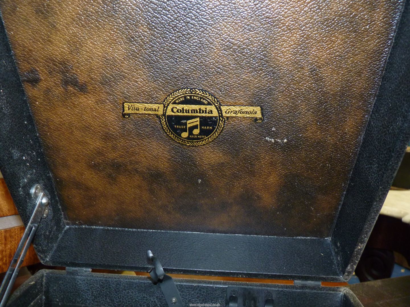 A "Columbia Grafanola" portable gramophone for restoration. - Image 2 of 3