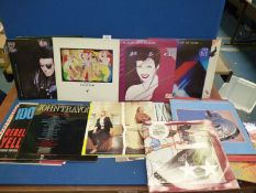A quantity of LP records including Frankie Goes to Hollywood, Paul Young, Simple Minds,