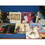 A quantity of LP records including Frankie Goes to Hollywood, Paul Young, Simple Minds,