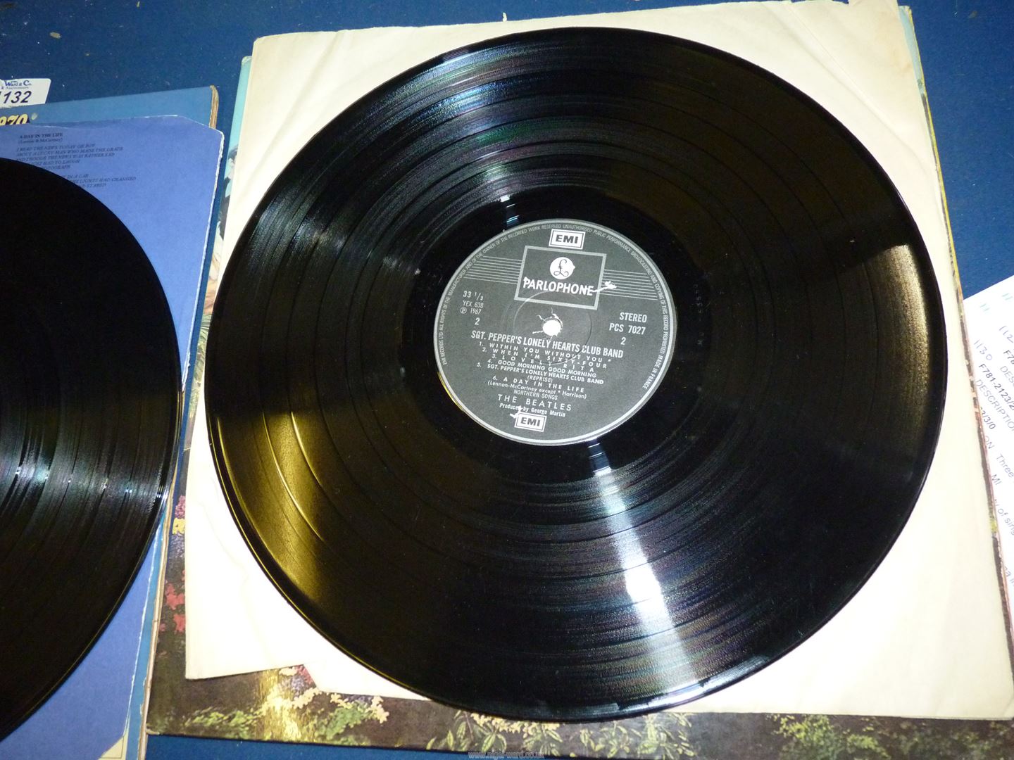 Three vinyl LP's: The Beatles 1967-1970 Double Album, - Image 4 of 4