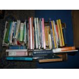 A box of travel books including Ancient Ruins of Turkey, Black Sea, Yugoslavia etc.