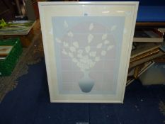 A large framed limited edition Print no 219/475 titled 'Dana', signed in pencil J.A.