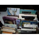 A large quantity of bird and wildlife books.